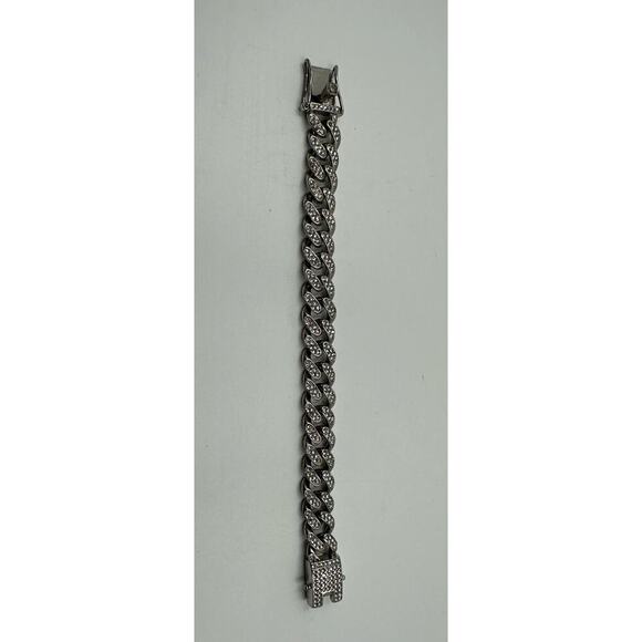 Jewelry - Iced Out Cuban Bracelet 7.5 Inches